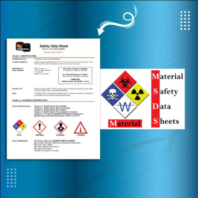 MSDS (صحفية بيانات سلامة المواد)